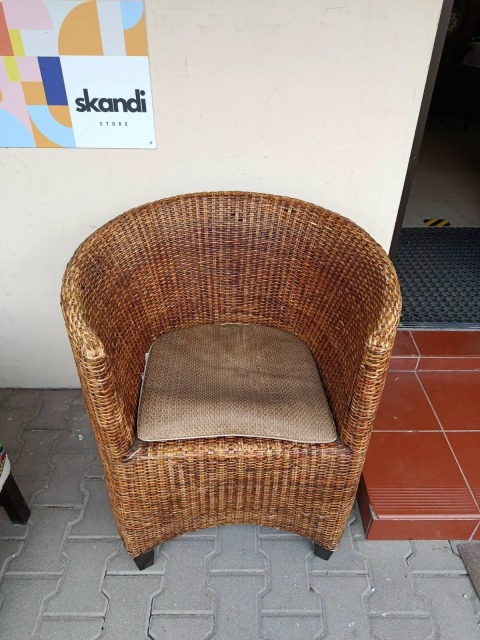 Fotel rattan  cena 250 zł/szt.