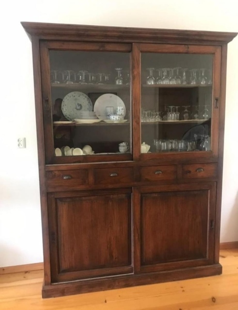 Witryna teak 140*45 wys 200 cm cena 2200 zł