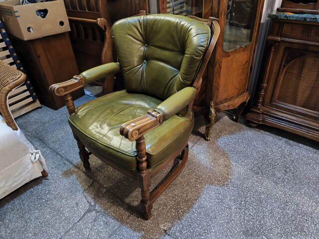 Fotel sk&oacute;rzany cena 500 zł