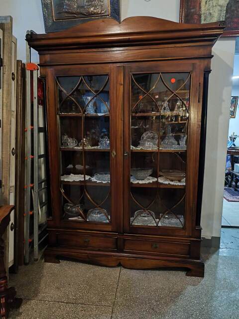 Biblioteka biedermeier po renowacji 150*40 wys 212 cm cena 4300 